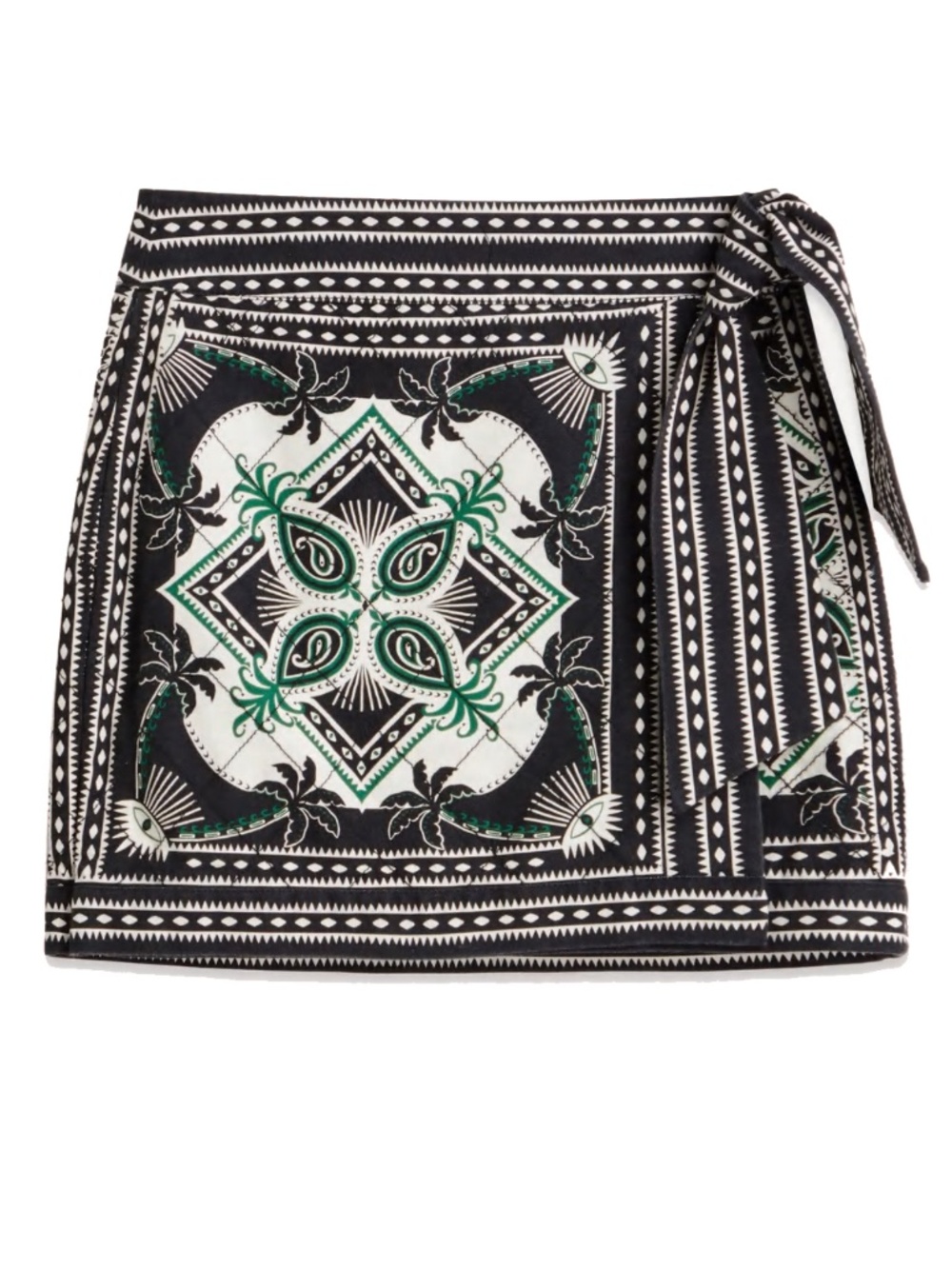 FARM RIO Mystic Scarf Mini-Skirt, Size XS